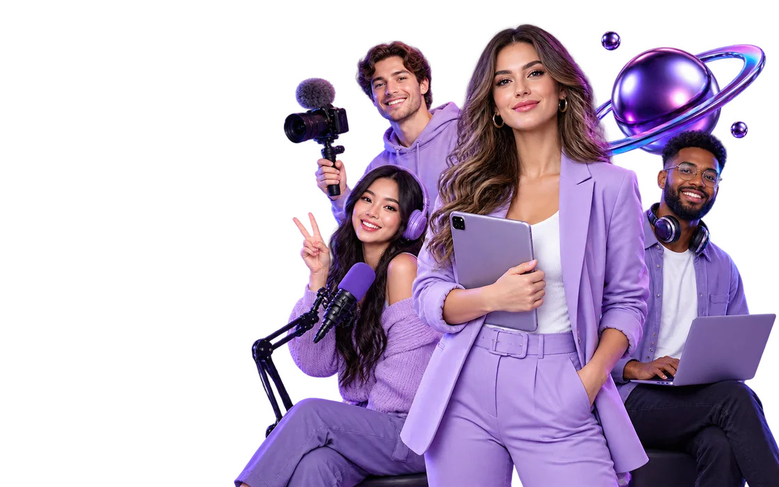 Chamet agency leader leading a team of livestream hosts
